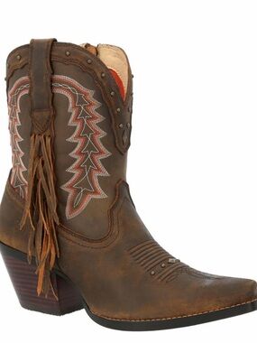 Women's Durango Crush Fringe Western Bootie
